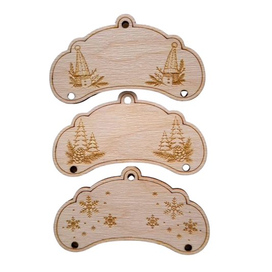 Wee Three Gnome Ornament Hangers