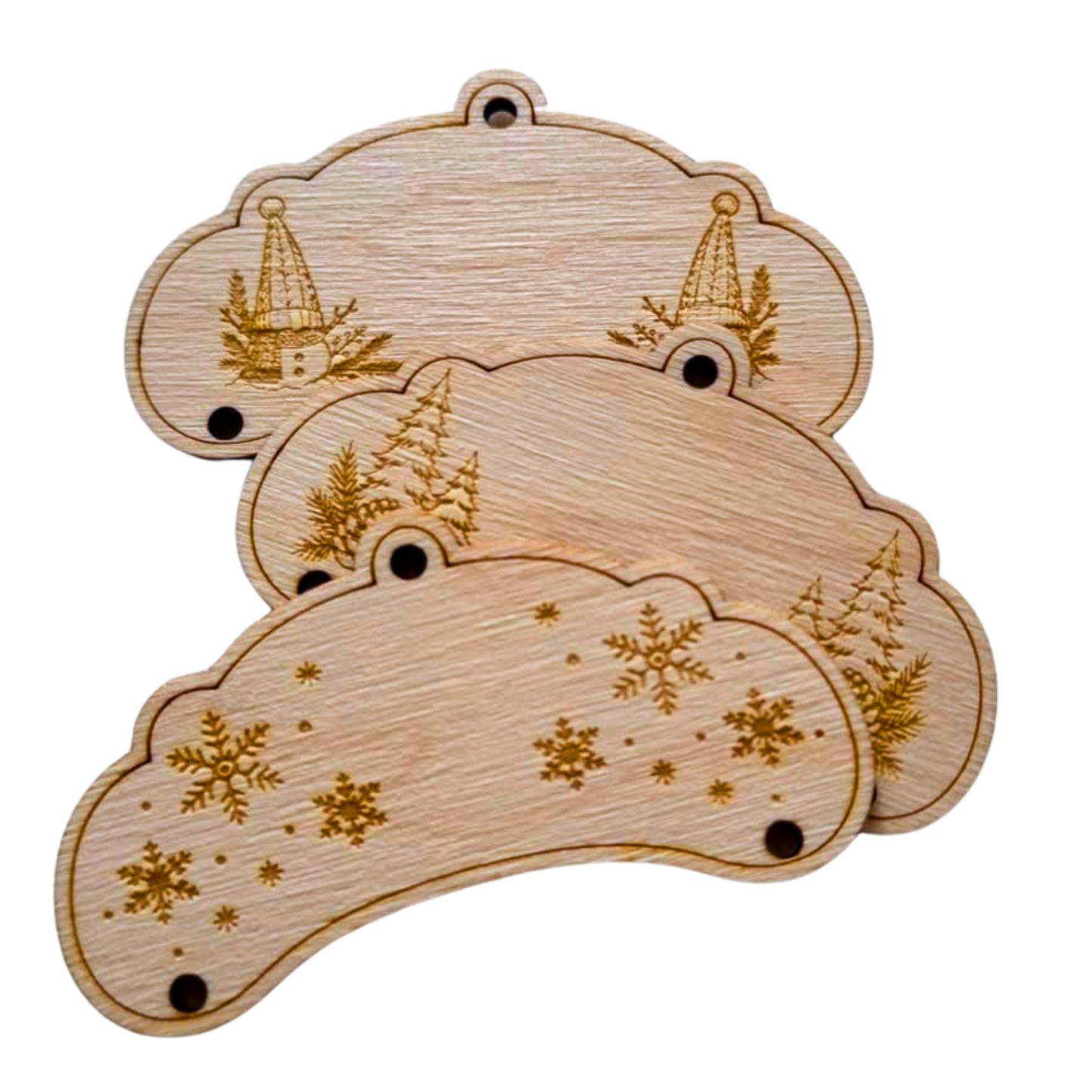 Wee Three Gnome Ornament Hangers (Set of 3)